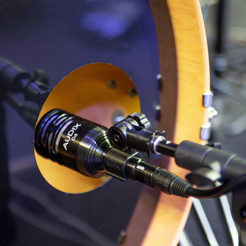 Audix ADX-D6 Professional Dynamic Bass & Kick Drum Mic Mounted