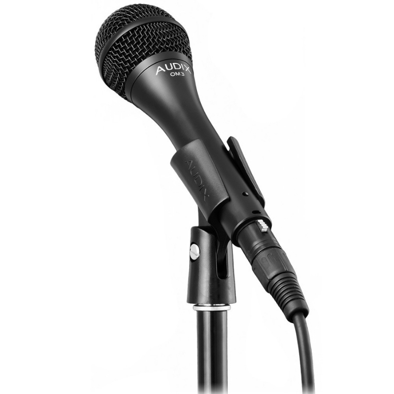 Audix ADX-OM3 Multi-Purpose Dynamic Microphone Mounted