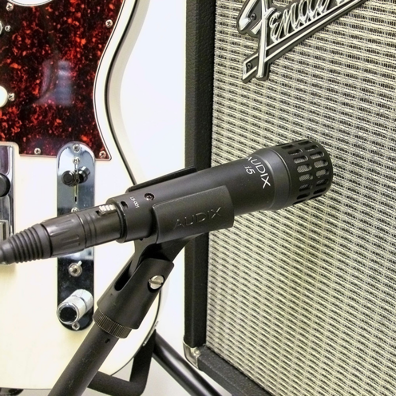 Audix ADX-I5 Multi-Purpose Dynamic Instrument Microphone Mounted