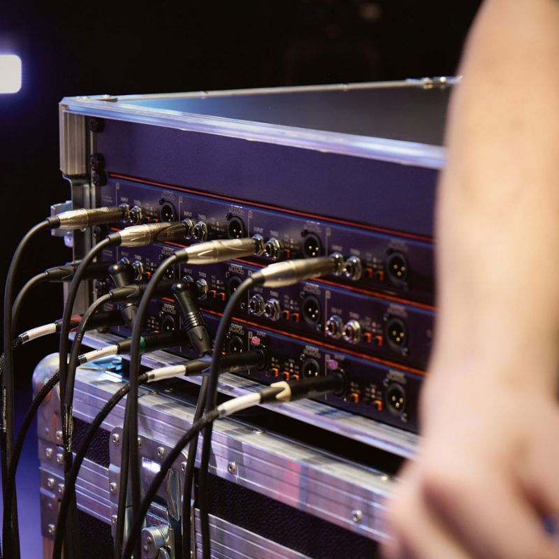 Palmer 19" 4 Channel Active DI Rack with AoC in Action 2
