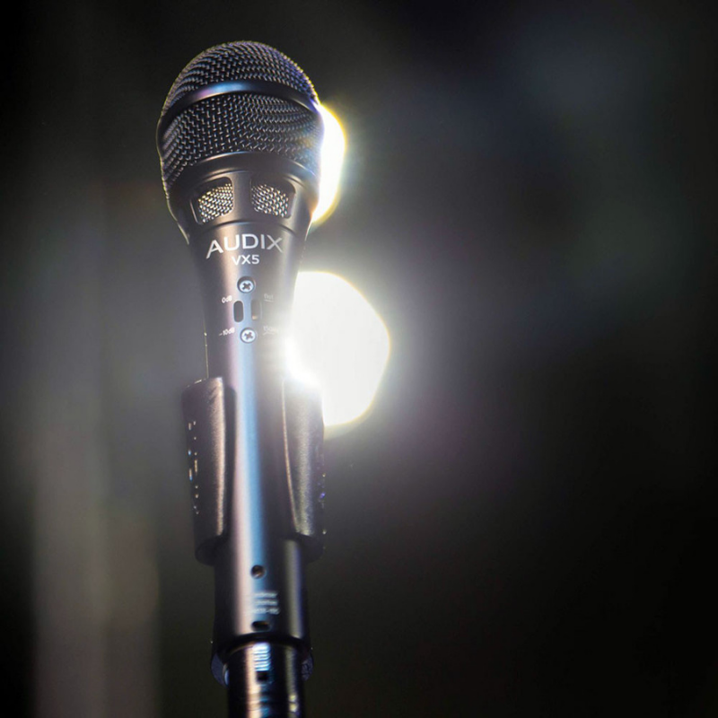 Audix ADX-VX5 Premium Condenser Vocal Microphone Mounted 2
