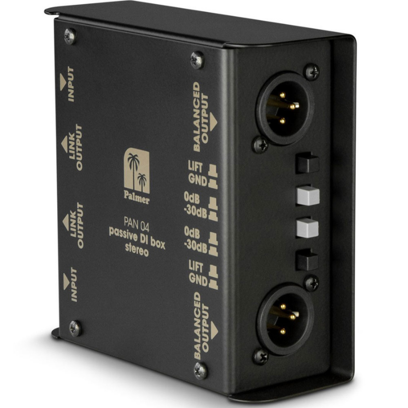 Palmer Pan 04 - DI Box 2-Channel Passive Front View