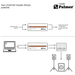 Palmer NAAB - Passive 2-Channel Media DI-Box Diagram