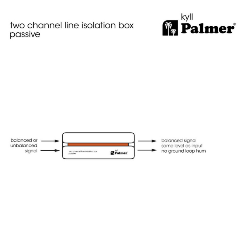 Palmer KYLL - Passive 2-Channel Line Isolation Box Diagram