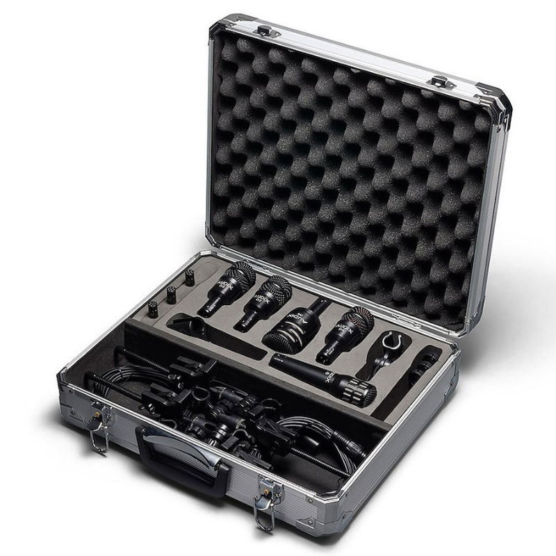 AUDIX ADX-DP8 8 Piece Pro Drum Microphone Package Top View