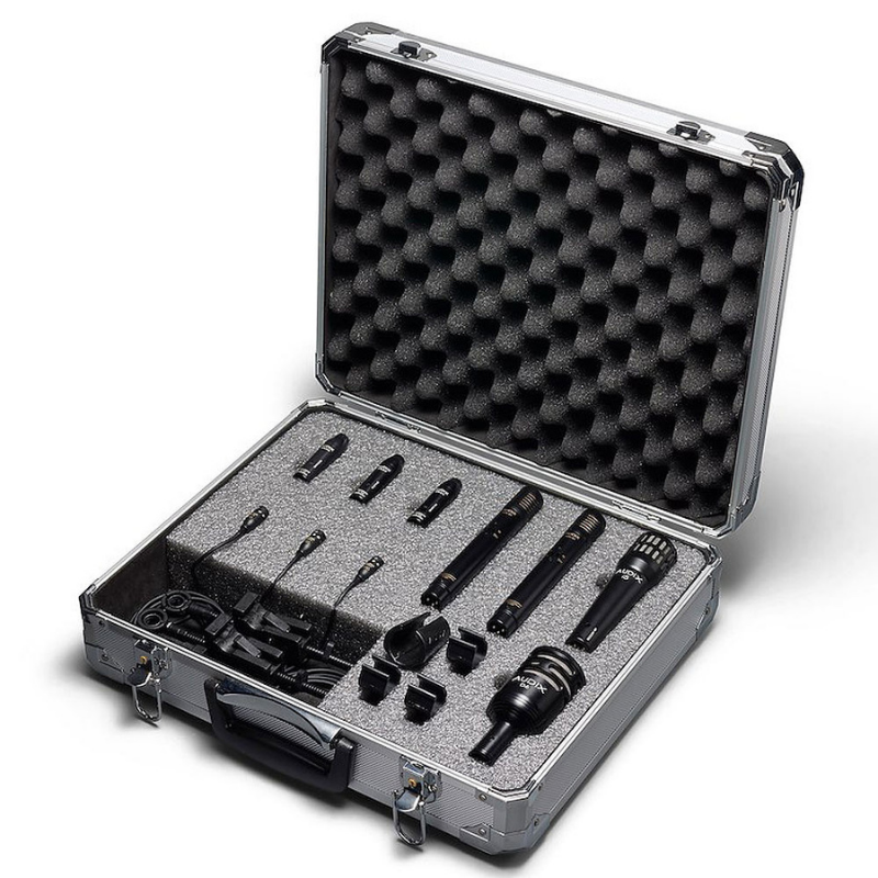 Audix ADX-DP7-MICRO 7 Piece Drum Microphone Pack Top View