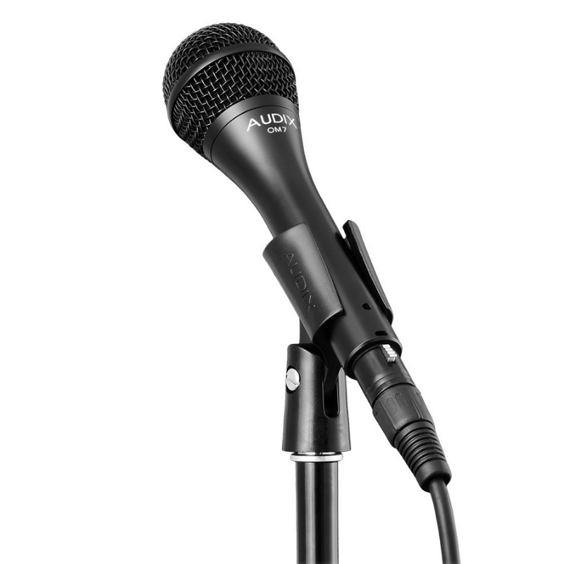Audix ADX-OM7 Professional Dynamic Vocal Microphone Mounted