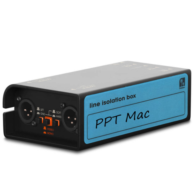 Palmer NAAB - Passive 2-Channel Media DI-Box Back View