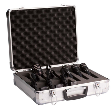 Audix ADX-DP4 4 Piece Pro Drum Microphone Package Side View