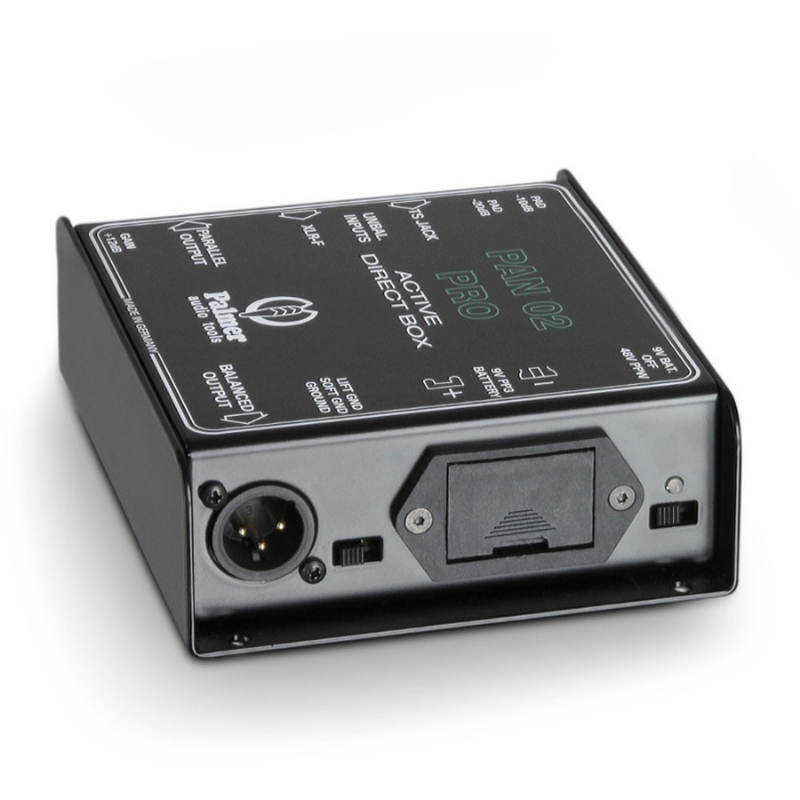Palmer Pan 02 Pro - Professional DI Box Active Side View