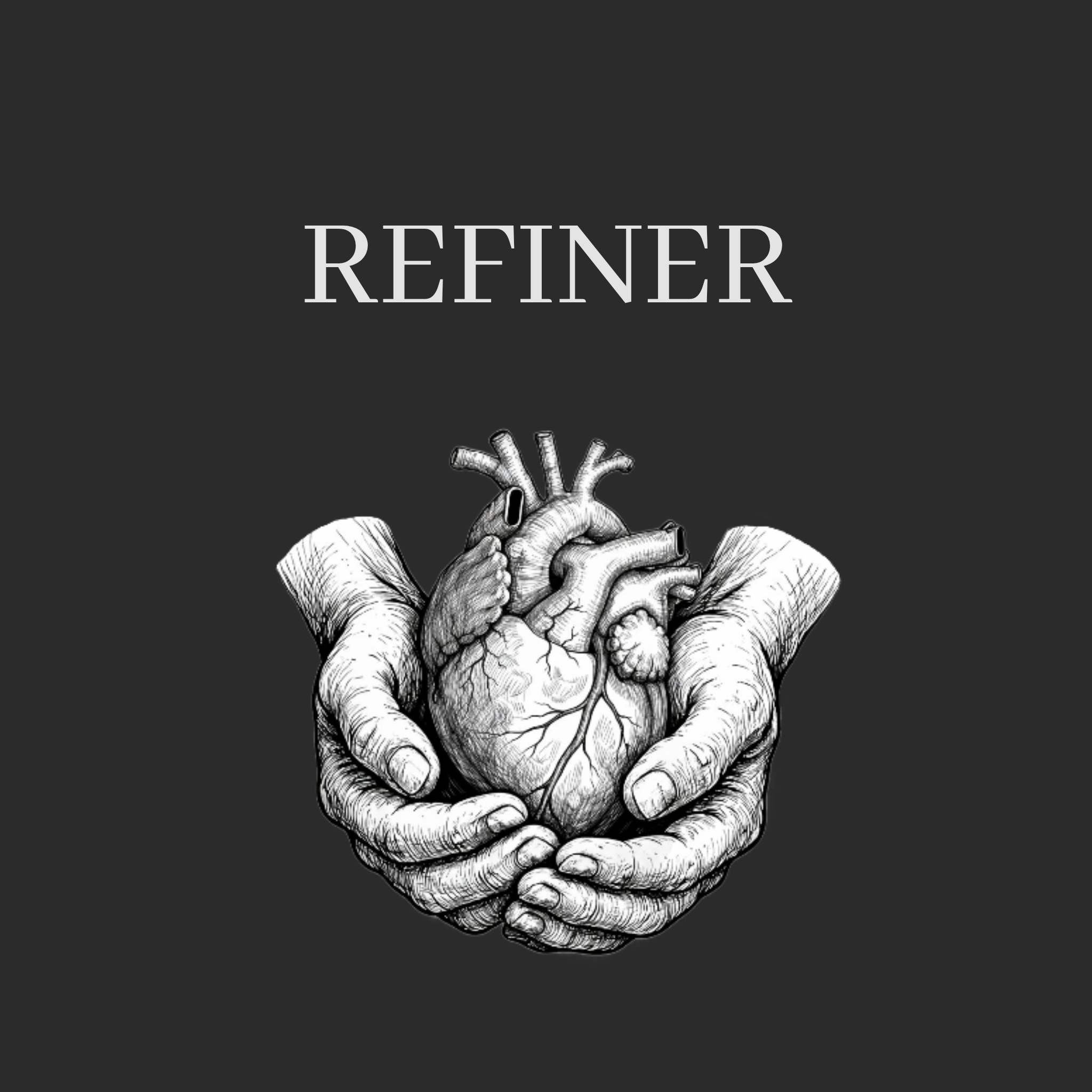 Refiner Oversized "Heart in Hands" Tee
