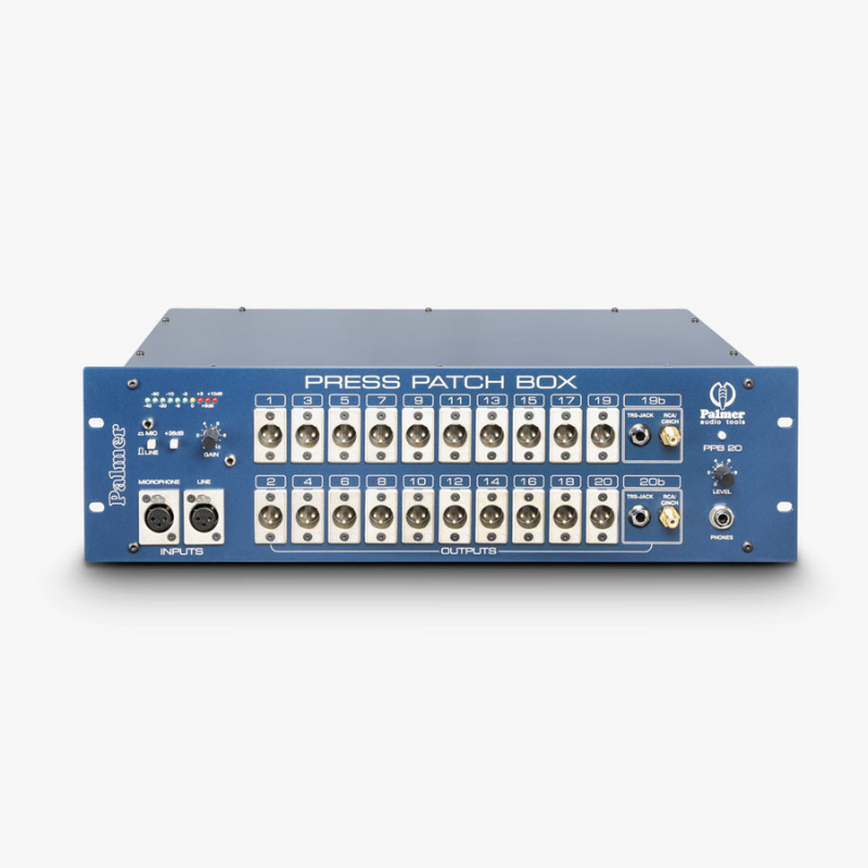 Palmer PB 20 - 20 Channel Press Patch Box Front View