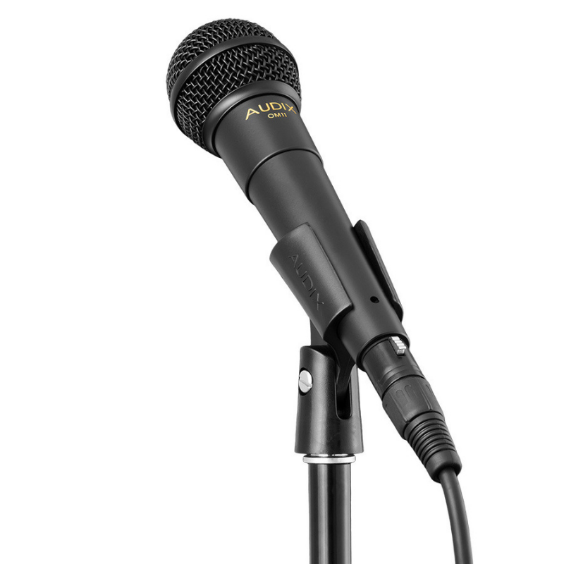 Audix ADX-OM11 Professional Dynamic Vocal Microphone Mounted