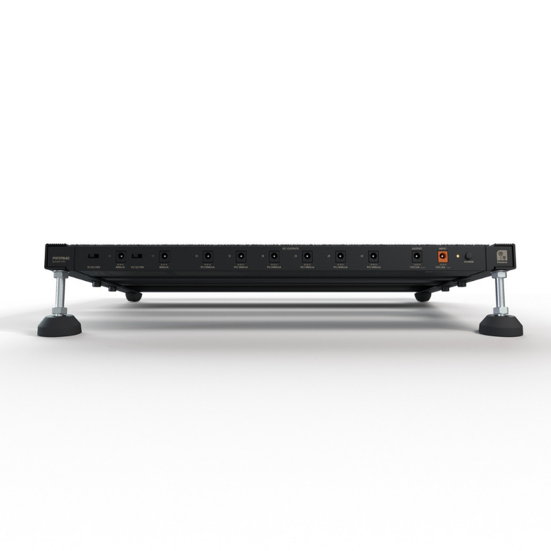Palmer PEDALBAY® 40 PB - Pedalboard Including WTPB40 Power Bar Back View 3