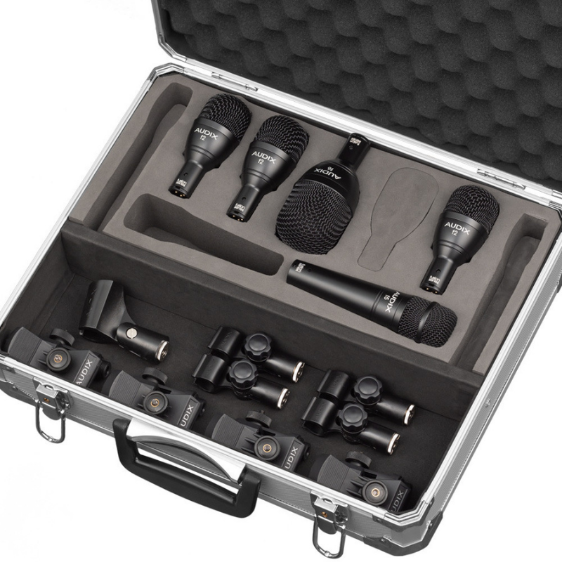 Audix ADX-FP5 5 Piece Fusion Drum Microphone Pack Closeup