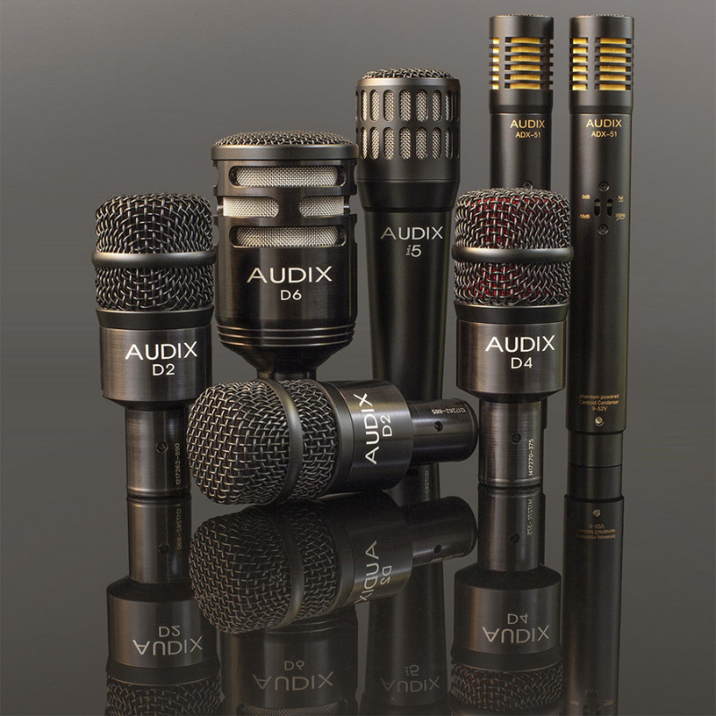AUDIX ADX-DP7 7 Piece Pro Drum Mic Pack Closup 2