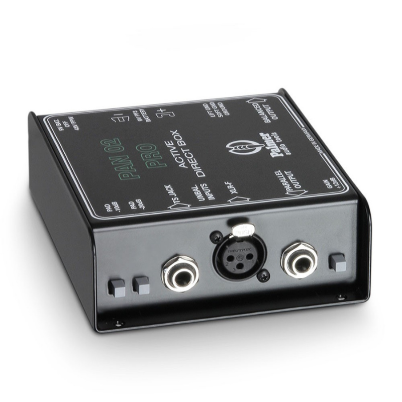 Palmer Pan 02 Pro - Professional DI Box Active Back View