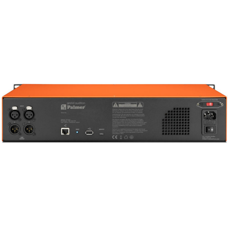 Palmer Grand Audition MKII - 24-Channel Loudspeaker Switching System Back View