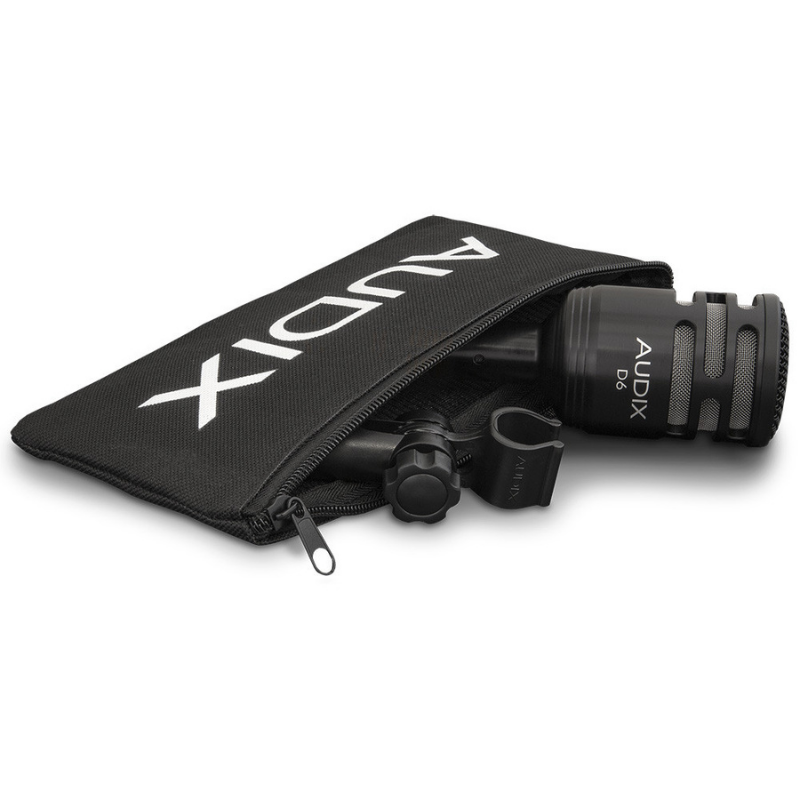 Audix ADX-D6 Professional Dynamic Bass & Kick Drum Mic With Accessories
