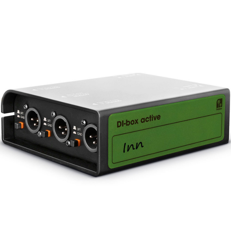 Palmer PINN - 2 Channel Active DI Box Back View