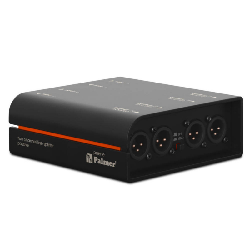 Palmer PEENE - Passive 2-Channel Line Splitter Front View