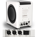Palmer ORBIT 11 Active 1000W CO-AX 3-Way Studio Monitor Back View in White