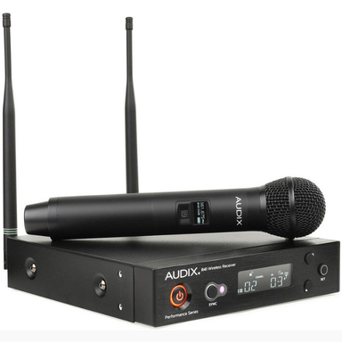 Audix Wireless Mic System with OM2 552-554 MHZ Side View