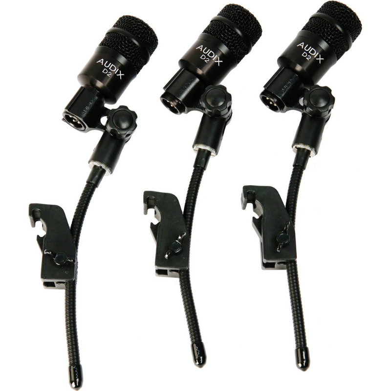 Audix ADX-D2TRIO 3x D2 with Hardware