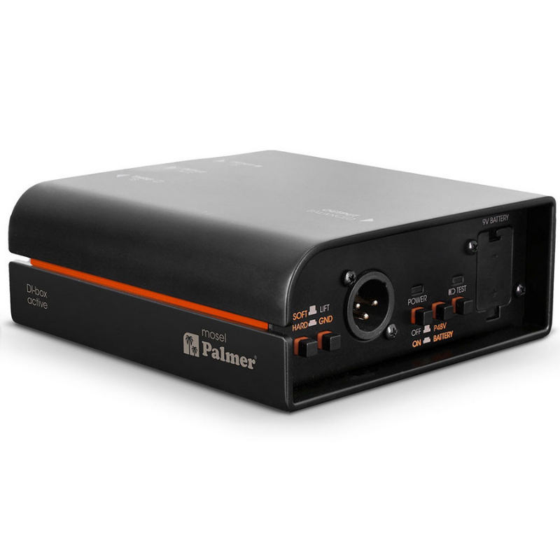 Palmer MOSEL - Premium Single Channel Active DI-Box Side View