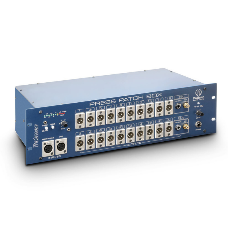 Palmer PB 20 - 20 Channel Press Patch Box Side View