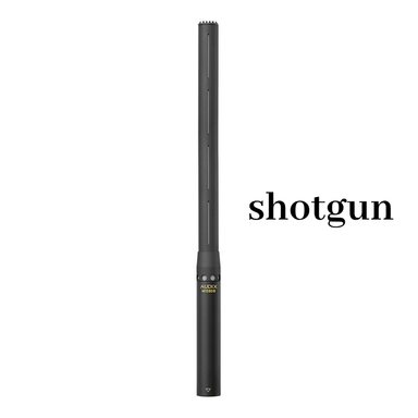 Audix ADX-M1280B Miniaturized Condenser Mic Shotgun Front View