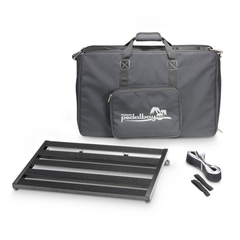 Palmer PEDALBAY® 60 L - Lightweight Variable Pedalboard with Accessories 