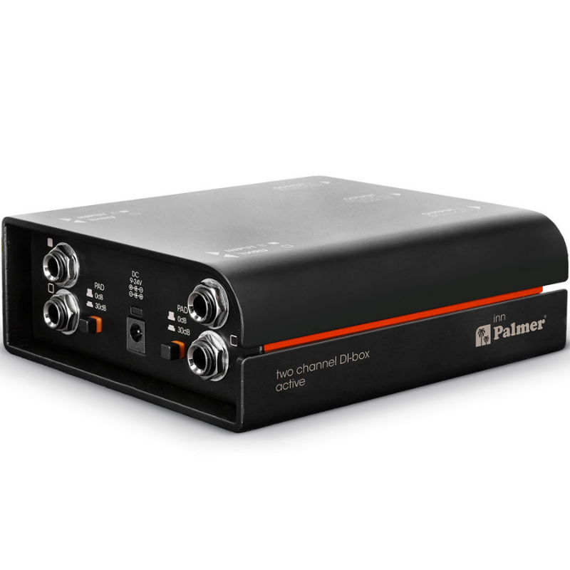 Palmer PINN - 2 Channel Active DI Box Front View