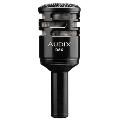 Audix D6X Professional Dynamic Bass & Kick Drum Mic Closeup