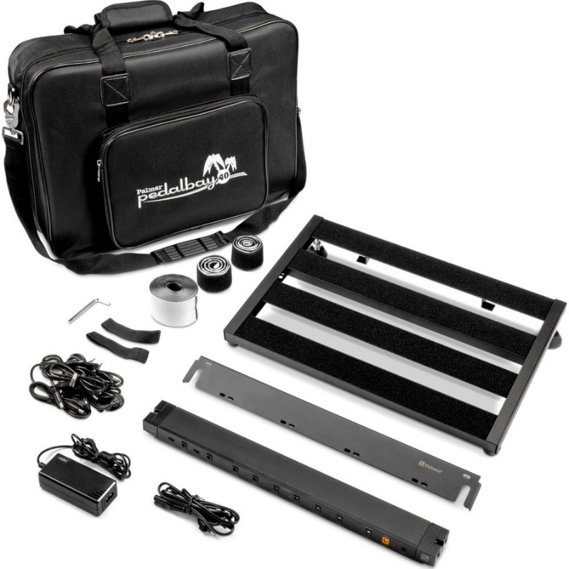 Palmer PEDALBAY® 40 PB - Pedalboard Including WTPB40 Power Bar with Accessories