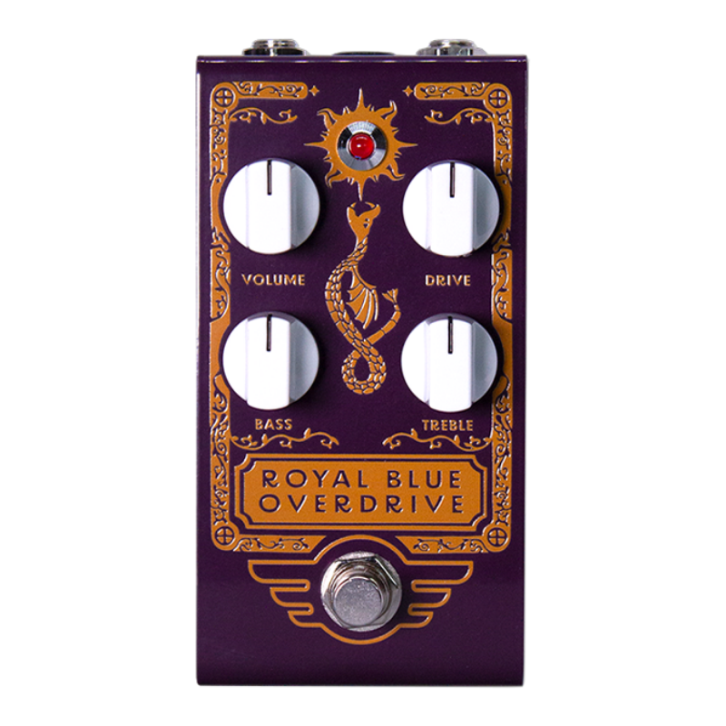 Mad Professor Royal Blue OD - Handwired Front View